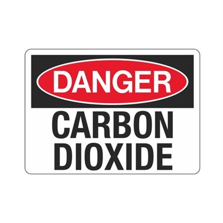 Danger Carbon Dioxide Sign